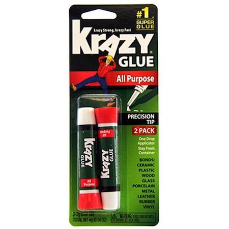 Viewpoint 4 x 12 in. 2G All Purpose Krazy Glue; 2 Count VI939972
